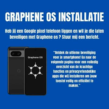 Google Pixel - Graphene OS installatie beschikbaar voor biedingen