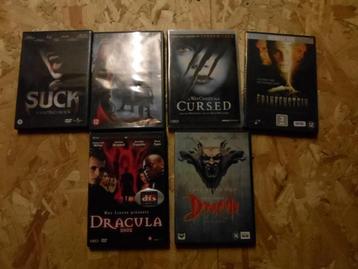 DVD'S Zombies en vampieren beschikbaar voor biedingen