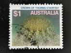 Australie 1986 - zeester - doornenkroon, Ophalen of Verzenden, Gestempeld, Dier of Natuur