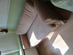 zetel bed beige, Ophalen, Gebruikt