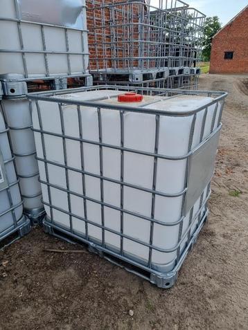 IBC container 1000l  gegalvaniseerde pallet Schütz