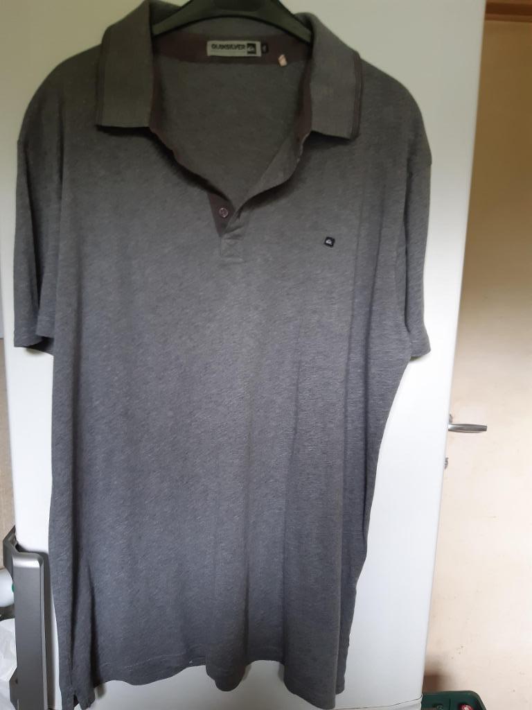 Grijze polo van Quiksilver maat xxl, Quiksilver, Overige maten, Ophalen of Verzenden, Grijs