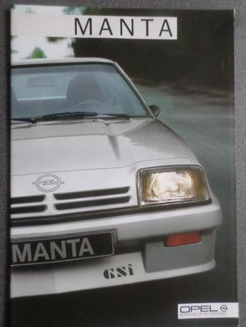 Opel Manta & GT & GSI NL brochure beschikbaar voor biedingen