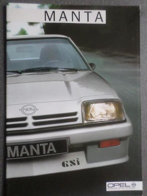 Opel Manta & GT & GSI NL brochure, Boeken, Auto's | Folders en Tijdschriften, Opel, Verzenden