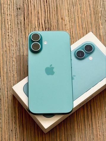 iPhone 16 128GB Teal/ met 10 maanden garantie/ als nieuw! beschikbaar voor biedingen