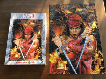 Puzzel Marvel Elektra 500 stukjes beschikbaar voor biedingen
