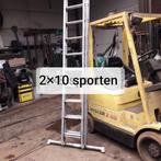 ladder 2x 10sporten, Ophalen, Zo goed als nieuw, Ladder, Opvouwbaar of Inschuifbaar
