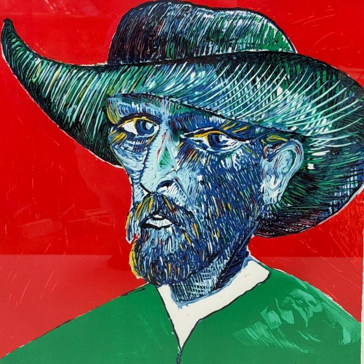 Lithografie Vincent door José Chapellier, Antiek en Kunst, Kunst | Litho's en Zeefdrukken, Ophalen