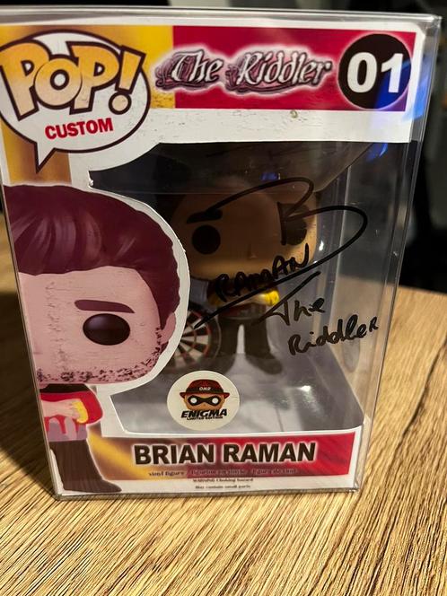 Gesigneerde Limited edition Funko brian raman nr 25/25, Sport en Fitness, Darts, Nieuw, Ophalen