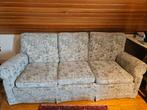 3p. bank en twee 1p fauteuils. - Vintage stoffen, Huis en Inrichting, Zetels | Zetels, Ophalen, Zo goed als nieuw, Stof