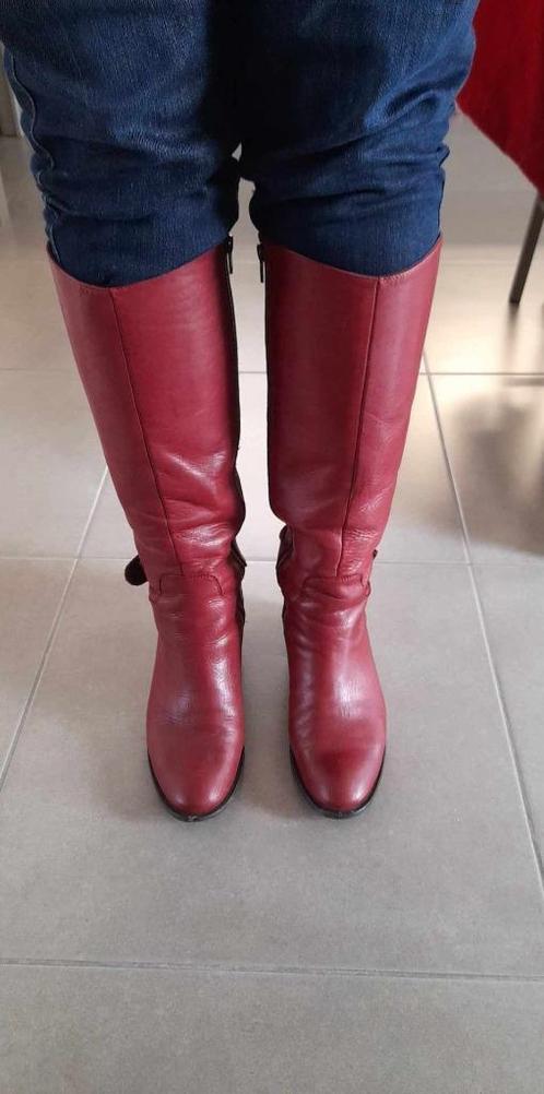 laarzen PIURE leder rood/bordeau maat 39, Vêtements | Femmes, Chaussures, Porté, Bottes hautes, Rouge, Enlèvement ou Envoi