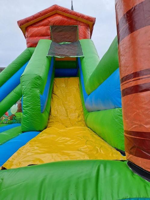 Springkasteel Safari te huur! Weekendprijs, Hobby en Vrije tijd, Feestartikelen | Verhuur, Gebruikt, Ophalen of Verzenden