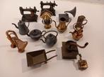 Vintage miniatuurtjes 15 stuks  metaal, Enlèvement ou Envoi
