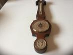 Houten vintage barometer, thermometer, Utilisé, Baromètre, Enlèvement ou Envoi