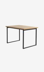 Table Jysk 4 pers bois et métal, Ophalen, 100 tot 150 cm, 50 tot 100 cm, Zo goed als nieuw