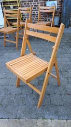 Vintage houten klapstoelen, Ophalen