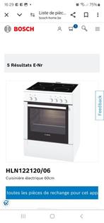 Cuisiniere vitrocéramique bosch, Electroménager, Cuisinières, À Poser, 4 zones de cuisson, Enlèvement, Utilisé