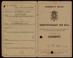 carte d'identité  identiteitskaart LOCHRISTI  1954 Belgie, Collections, Enlèvement ou Envoi