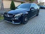 Mercedes C 220 d AMG LINE NAVI CAMERA PDC, Auto's, Automaat, Zwart, Leder, Bedrijf
