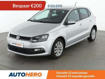 Volkswagen Polo 1.0 Trendline BlueMotion Tech (bj 2017), Auto's, Voorwielaandrijving, Zwart, 1055 kg, 5 deurs