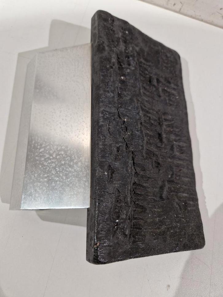 Vintage dubbele deurgreep , brutalist design , deurklink, Antiek en Kunst, Kunst | Designobjecten, Ophalen of Verzenden