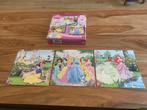 Kavel van 4 Disney Princess-puzzels, 10 tot 50 stukjes, 4 tot 6 jaar, Gebruikt, Ophalen