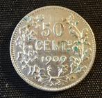 50 cents 1909 FR (point) - Léopold II, Monnaie en vrac, Argent, Argent, Envoi
