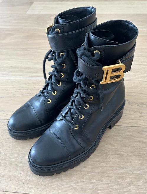 Bottines Balmain cuir noir T38, Vêtements | Femmes, Chaussures, Comme neuf, Boots et Botinnes, Noir, Enlèvement