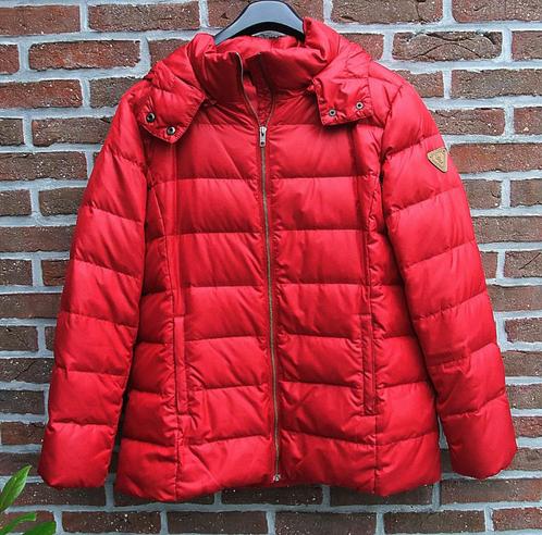 Belle doudoune chaude à capuche - Caroll - grand, Vêtements | Femmes, Vestes | Hiver, Porté, Taille 42/44 (L), Rouge, Enlèvement ou Envoi