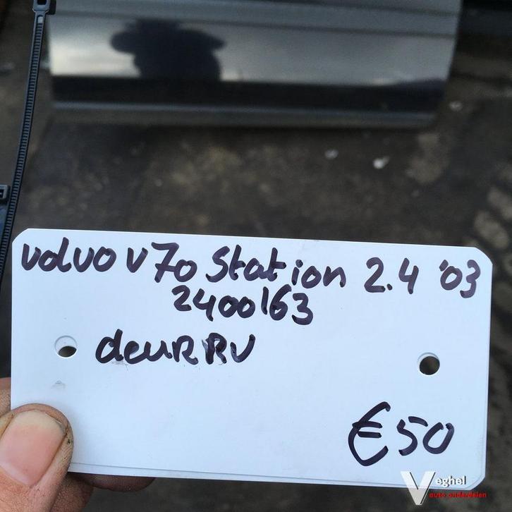 Volvo V70 station 2.4 2003 Wagennr 2400163   Portier Rechtsv, Auto-onderdelen, Carrosserie, Deur, Gebruikt, Ophalen