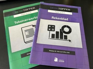 Desktopper rekenblad en tekstverwerking, Informatique et Ordinateur, Averbode, Autres niveaux, Comme neuf