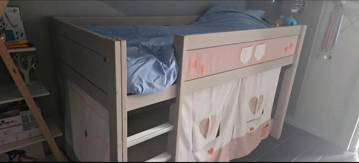 Lifetime hoogslaper, Kinderen en Baby's, Kinderkamer | Stapelbedden en Hoogslapers, Gebruikt, Halfhoogslaper, Ophalen