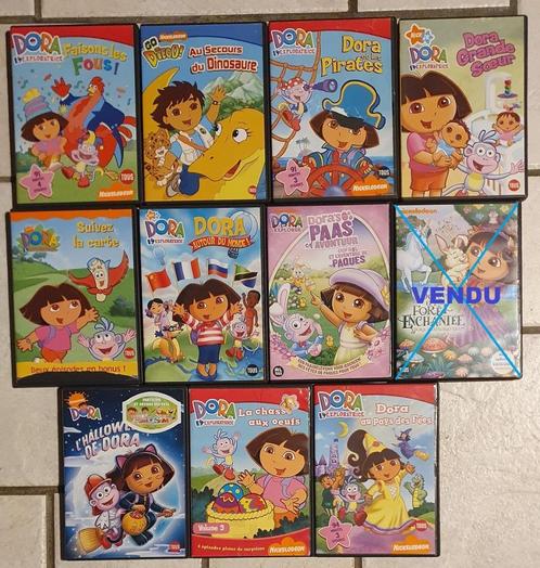 10 DVD Dora L'Exploratrice, Cd's en Dvd's, Dvd's | Kinderen en Jeugd, Gebruikt, Tv fictie, Educatief, Ophalen of Verzenden