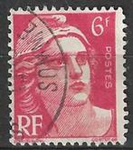 Frankrijk 1945/1947 - Yvert 721A - Marianne de Gandon (ST), Timbres & Monnaies, Timbres | Europe | France, Affranchi, Envoi