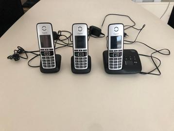 Set van 3 Draadloze Telefoons 