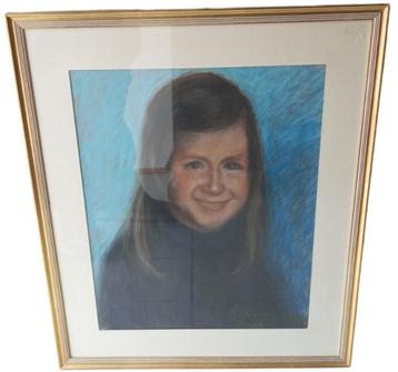 Emiel Adams (20ste eeuw) "portret".  beschikbaar voor biedingen