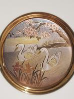The Art of Chokin Japans porselein bord 24kt gouden rand, Antiek en Kunst, Ophalen of Verzenden