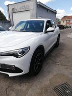 Alfa Romeo Stelvio 2.0 essence 200ch Q4 – 70.000 km, Auto's, Alfa Romeo, Automaat, Wit, Leder, 5 deurs