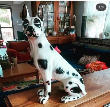 Dalmatier hond in keramiek 