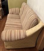 grote stoffen zetel, 3p. GRATIS, Ophalen, Hout, Driepersoons, 75 tot 100 cm