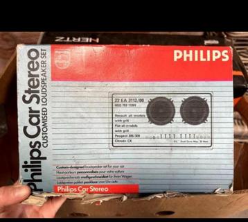 Philips auto stereo luidspreker set Fiat, Renault, Peugeot.. beschikbaar voor biedingen