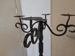 kandelaar smeedijzer 133cm, Antiek en Kunst, Ophalen of Verzenden