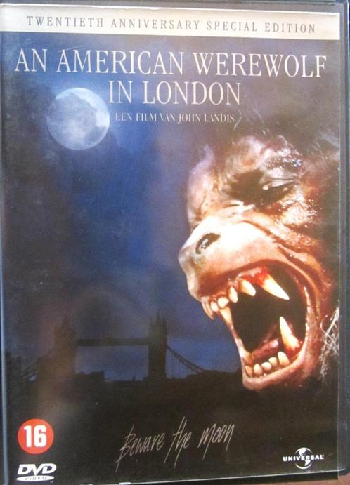 DVD HORROR- AN AMERICAN WEREWOLF IN LONDON, Cd's en Dvd's, Dvd's | Horror, Zo goed als nieuw, Monsters, Alle leeftijden, Ophalen of Verzenden
