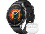 Huawei GT5 46 mm, Handtassen en Accessoires, Zwart, Ophalen of Verzenden, Zo goed als nieuw, Waterdicht