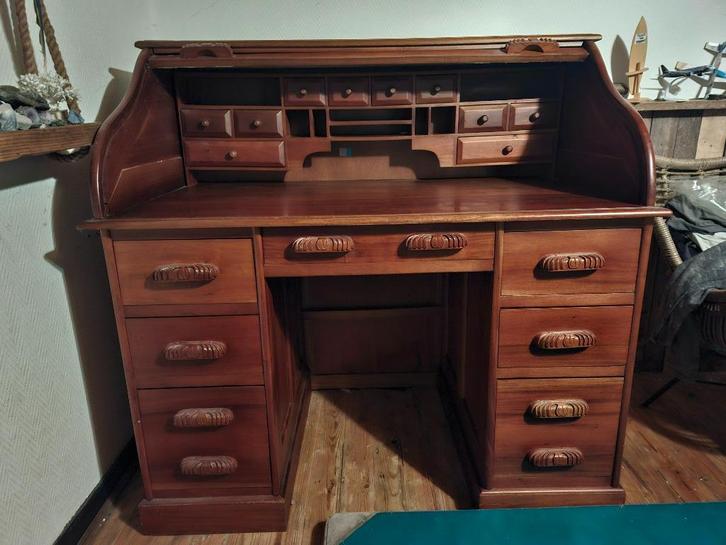 Secrétaire,  rolluik bureau, Antiek en Kunst, Antiek | Kantoor en Zakelijk, Ophalen
