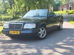 Mercedes-Benz E-Klasse 2.2 E220 Cabriolet AUT 1995 Zwart, Auto's, Achterwielaandrijving, Zwart, 4 cilinders, Cabriolet
