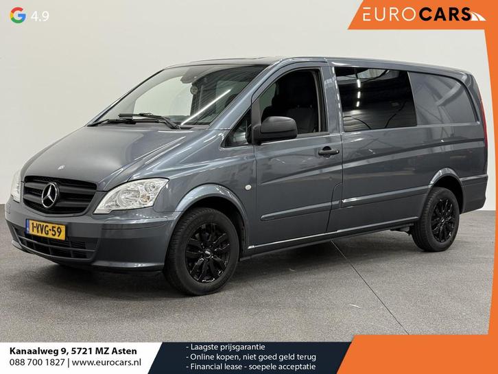 Mercedes-Benz Vito 113 CDI 320 Functional Lang Dubbele Cabin, Auto's, Bestelwagens en Lichte vracht, Bedrijf, Te koop, ABS, Airconditioning