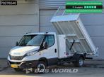 Iveco Daily 35C16 3.0L Kipper met Kist Dubbellucht 3,5t Trek, Auto's, Bestelwagens en Lichte vracht, 2958 kg, Gebruikt, Euro 6