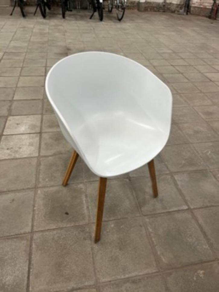 HAY About a Chair (AAC), Huis en Inrichting, Stoelen, Zo goed als nieuw, Eén, Hout, Kunststof, Wit, Ophalen