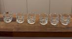 6 Verres à schnaps design, bougeoir, coquetier, Enlèvement ou Envoi, Comme neuf, Cristal, Verre ou Verres